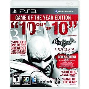 Batman: Arkham City Game of the Year - PlayStation 3